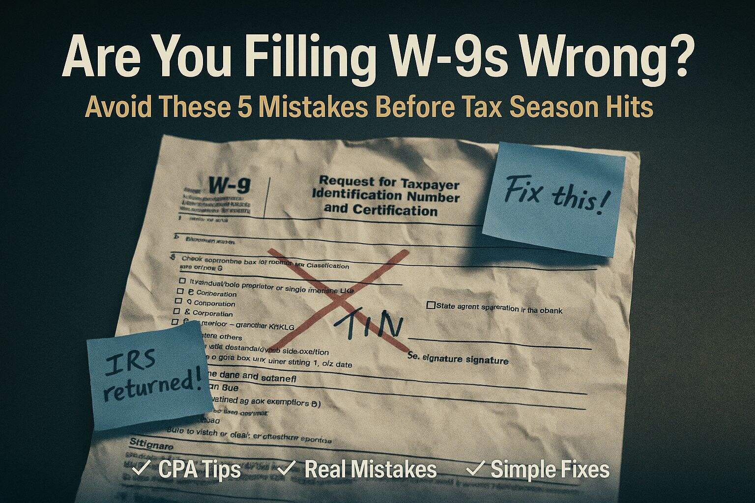 Form 9s Are You Filing W-9s Wrong? Find Out - getW9 Blog