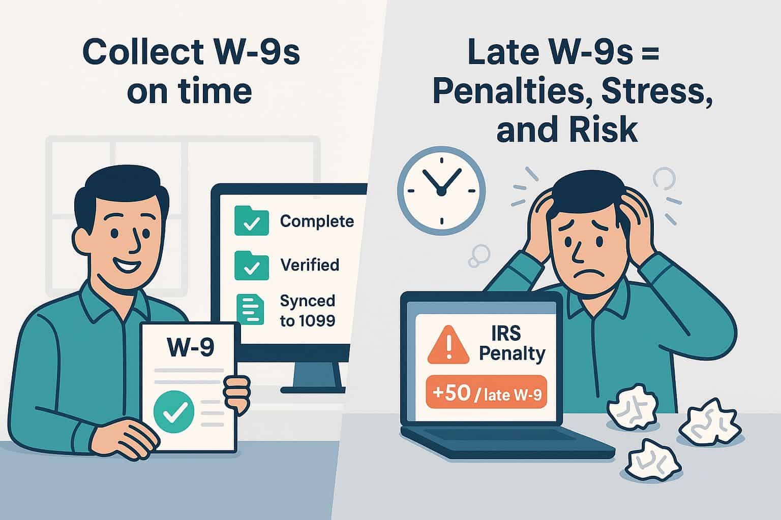 Why Late W-9 Collection Costs Businesses More Than They Think | GetW9